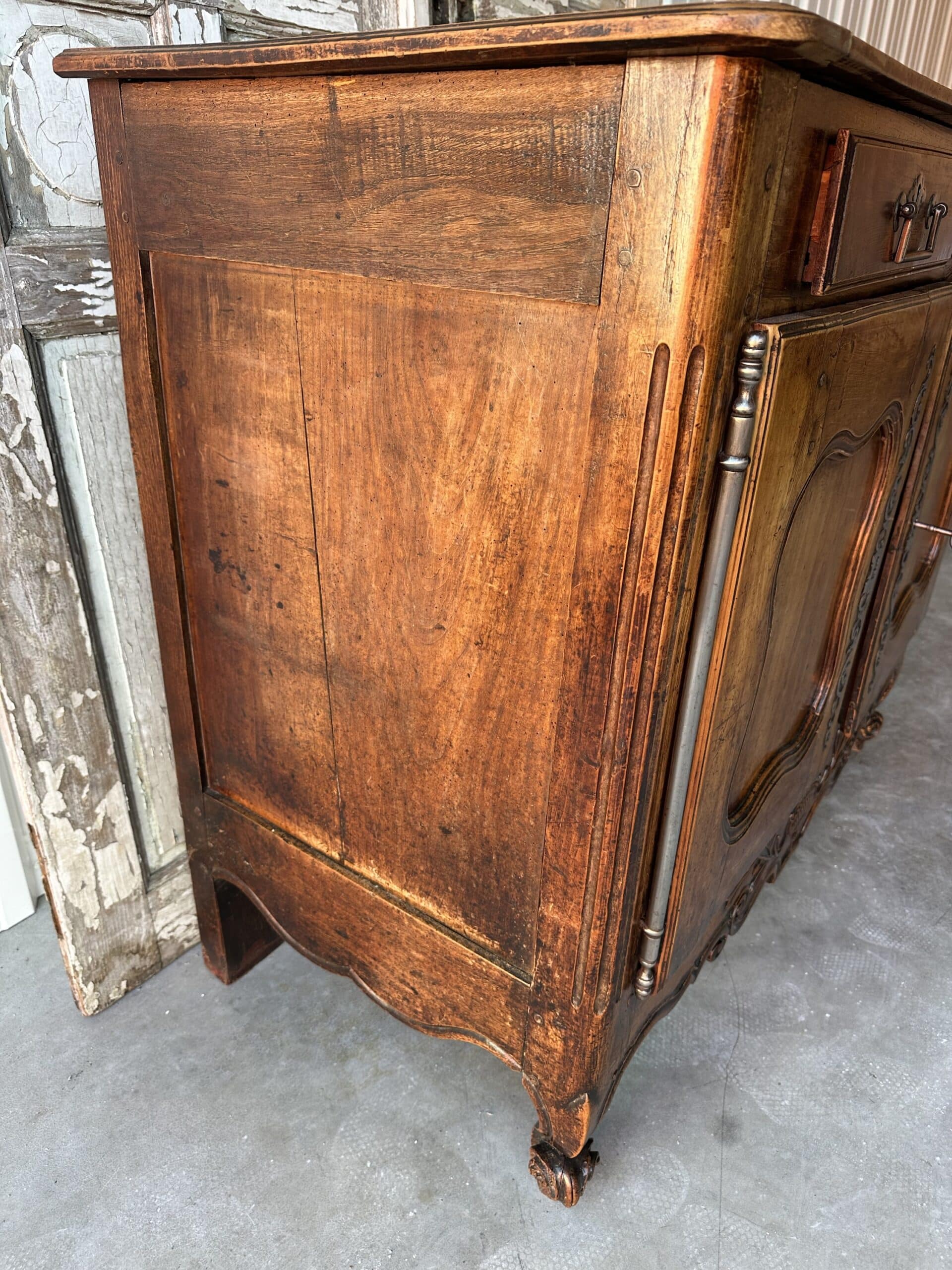 Rustic Louis XV style buffet