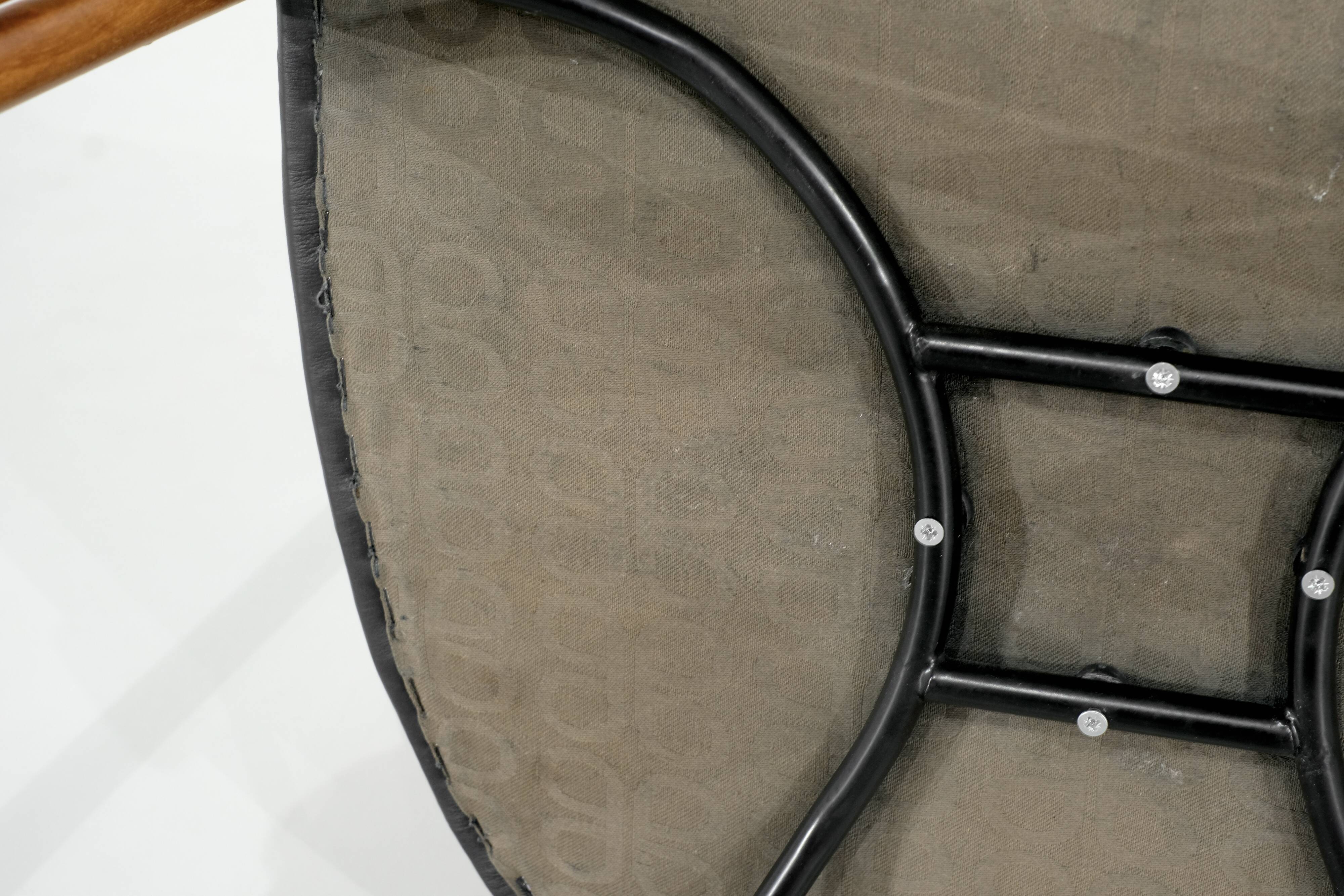 “Ulna” wooden armchair by Franco Poli for Bernini, Italy 1986.