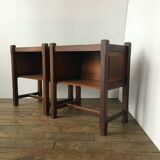 Paire de tables de chevet