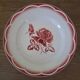 7 assiettes plates Digoin Sarreguemines modèle Orly