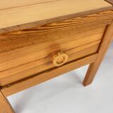 Set of 2 Pine Bed Side Tables, 1970s