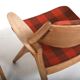 Early Pair CH-28 Oak Easychairs by Hans J. Wegner