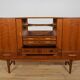 Mid-Century Teak High Sideboard, Denmark, 1960s