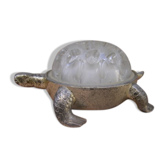 Vintage flower turtle