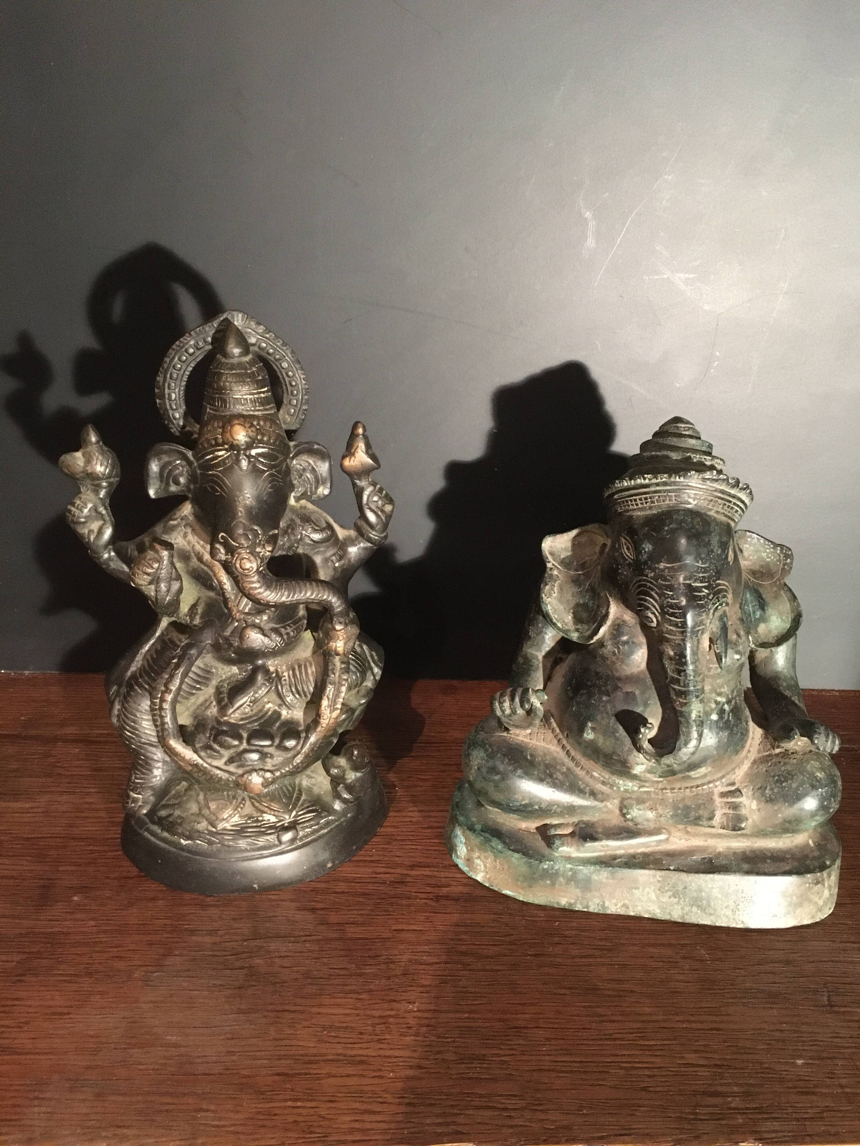 Bronze Ganesh statue, India