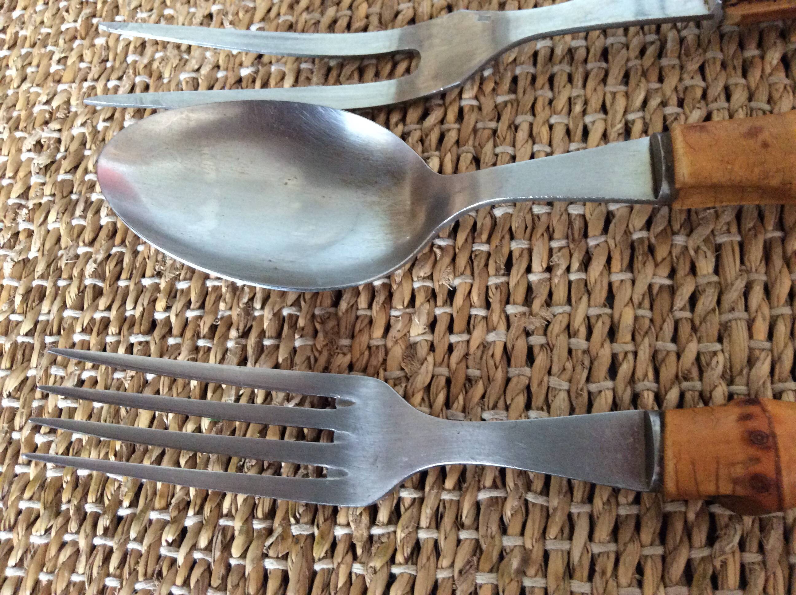 Bamboo cutlery set