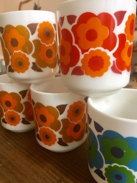 Lot of 15 mugs Arcopal vintage scania lotus mobil