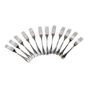 12 fourchettes christofle,