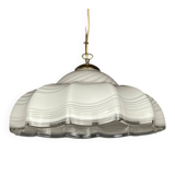 Suspension italienne en verre Murano tourbillonnant, années 1970