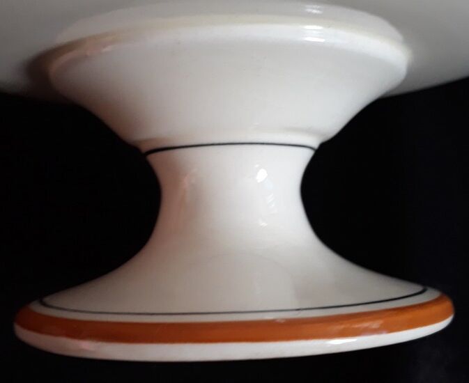 Fruit cup on pedestal - Creil & Montereau - 80s