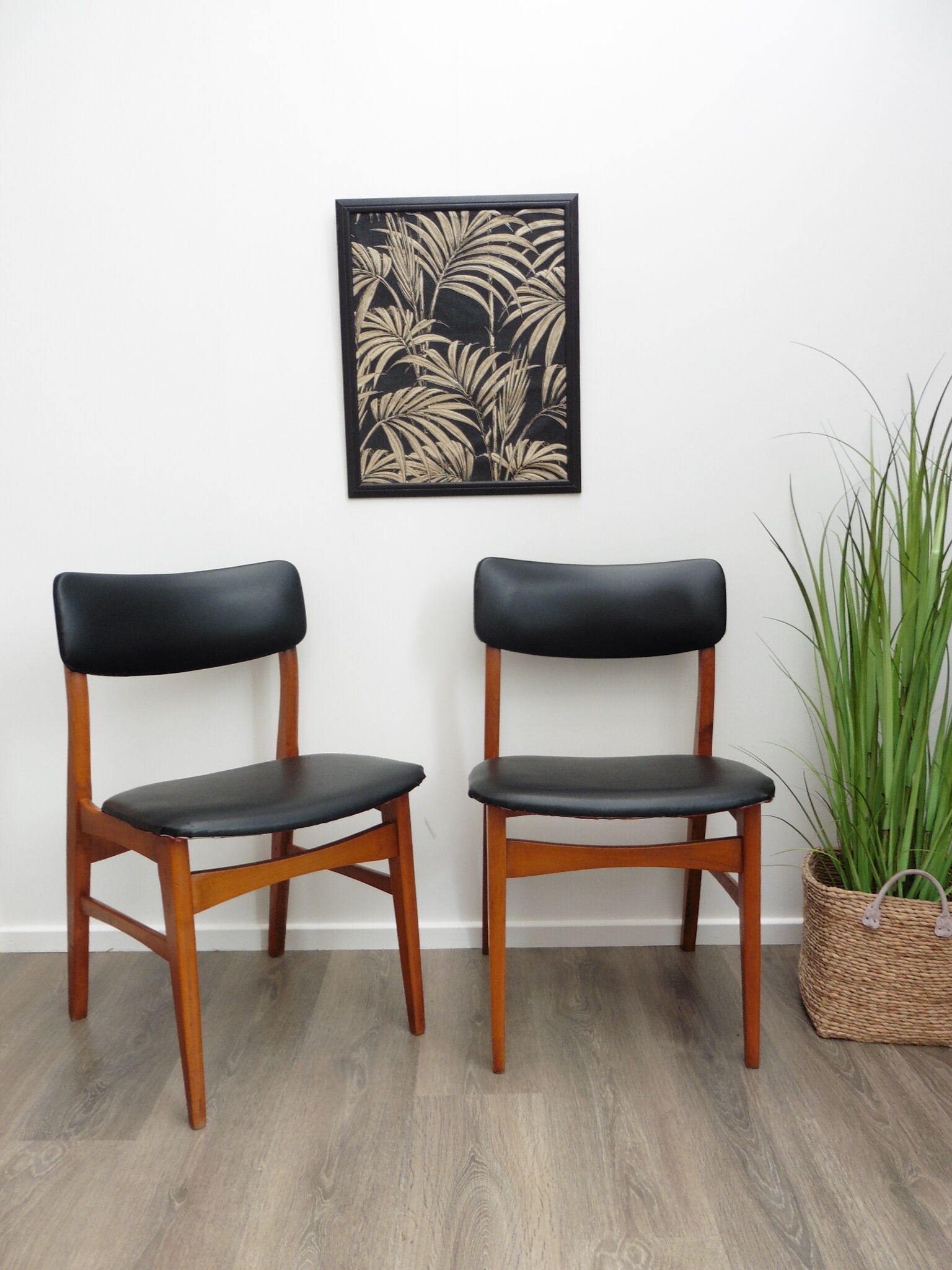 Pair of scandinavian style chairs