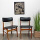 Pair of scandinavian style chairs