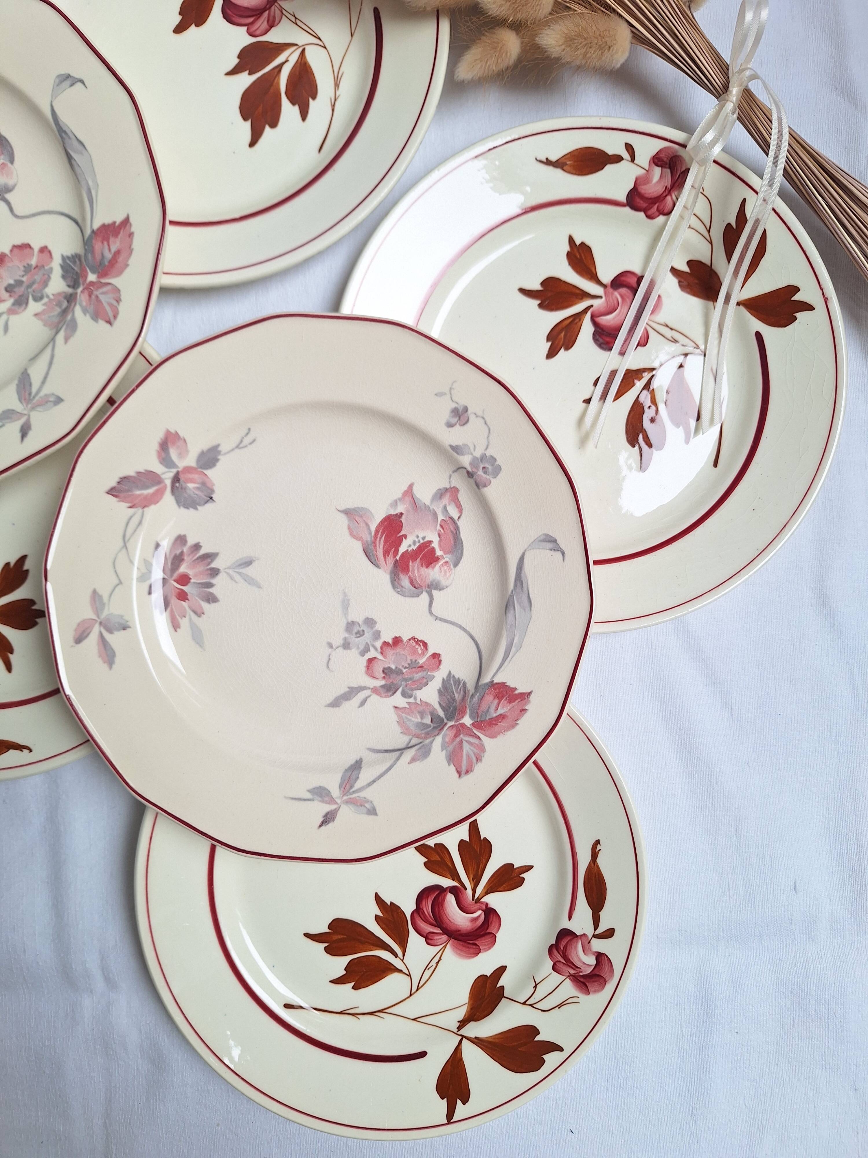 Vintage dessert plates
