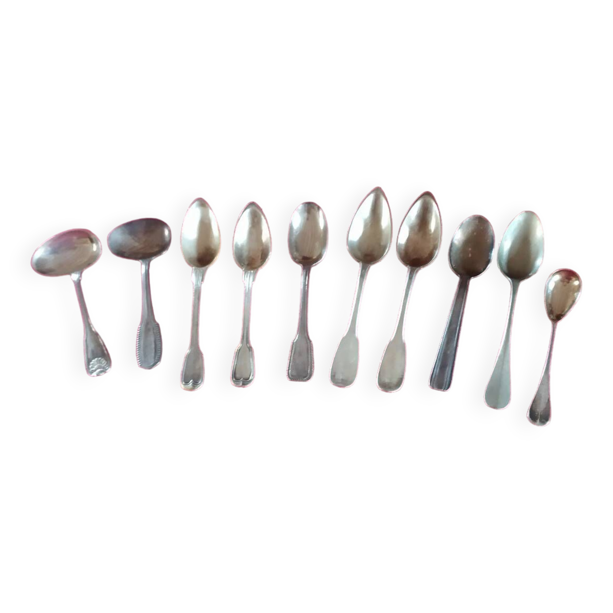 Small mismatched spoons