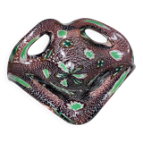Brown Murano Glass Ashtray / Catchall by Fratelli Toso with Murrines