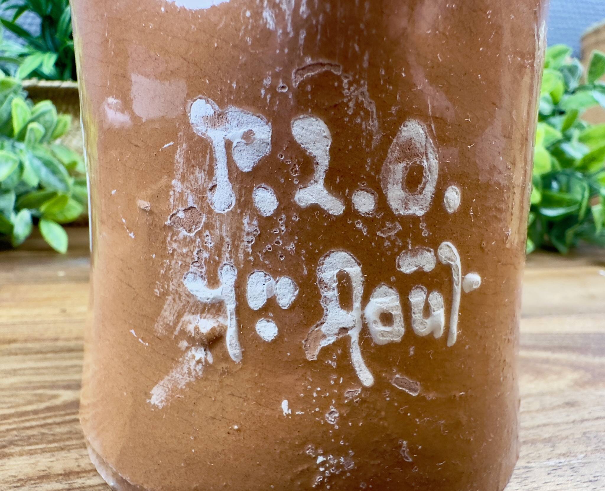 Varnished terracotta pitcher – Artisan pottery T2O