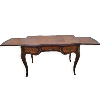 Bureau en bois de rose louis xv
