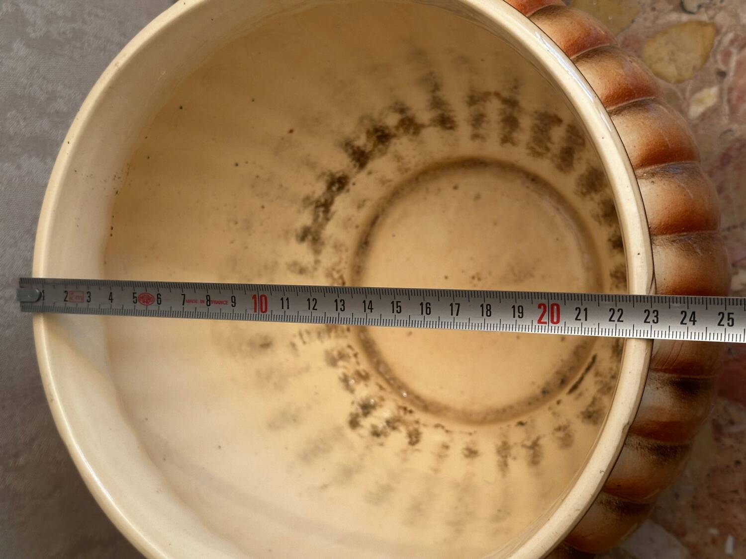 Grand Cache Pot en Céramique Vintage