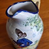 Earthenware pitcher from Nevers AM Montagnon