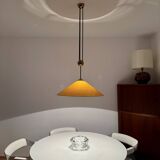 Large Adjustable Pendant Lamp with Counterweight by Florian Schulz