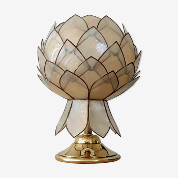 Lampe nacre vintage