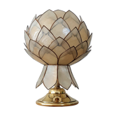 Vintage mother-of-pearl lamp