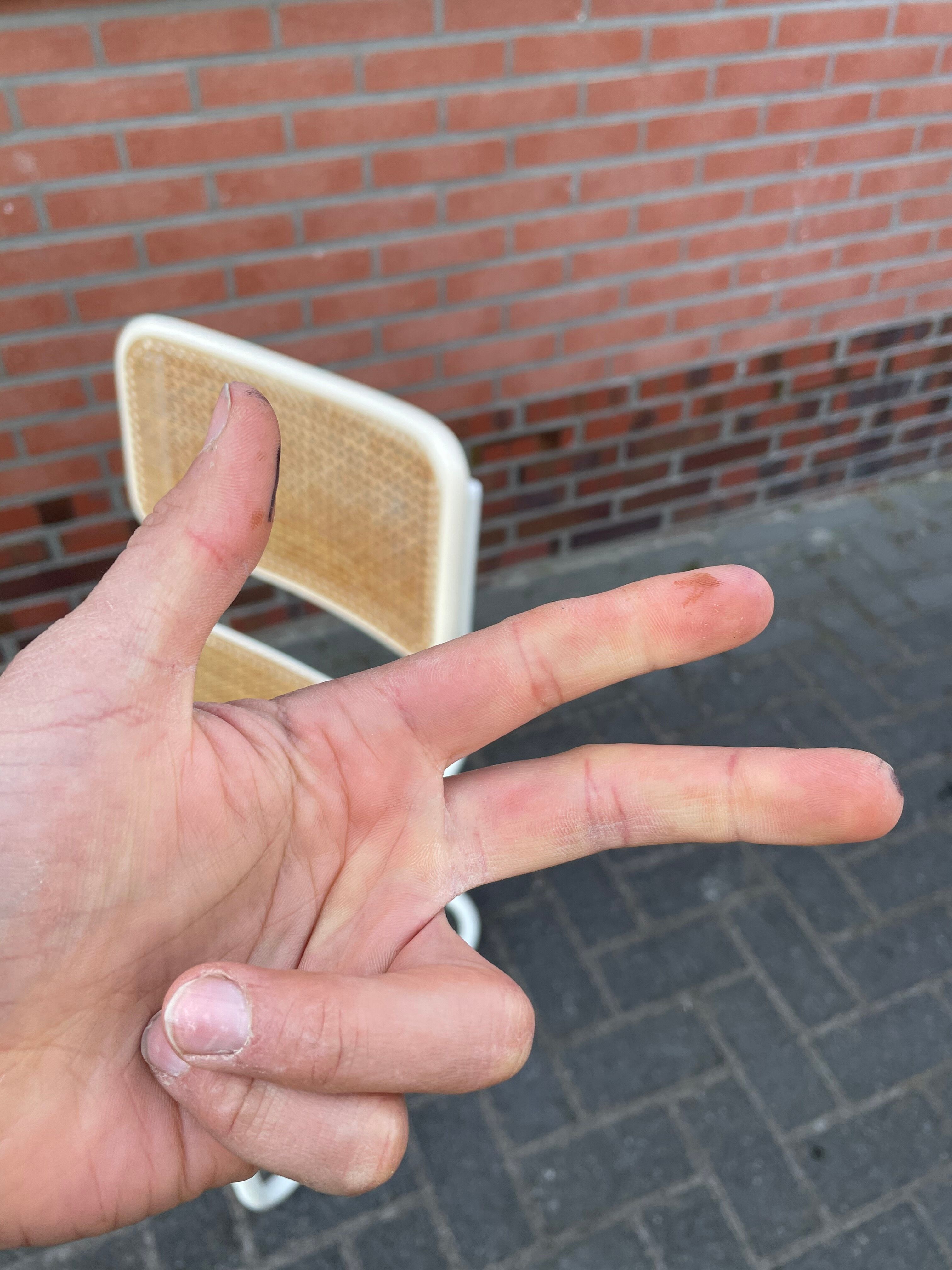 Cesca dining room chair designed by Marcel Breuer