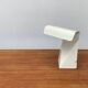 Lampe de table minimaliste en tole de l'ère spatiale italienne des années 60 par G. Grego.