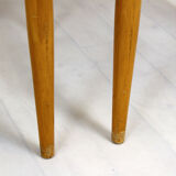 Vintage Czech straw chairs, 1960s, set of 4