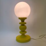 Space age yellow table lamp , 1970's