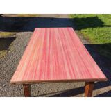 1960s oak dining table with integrated extensions.