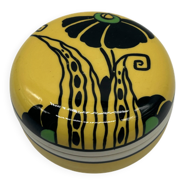 Beautiful ART DECO box - BOCH FRERES KERAMIS D785
