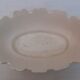 White earthenware glass cooler