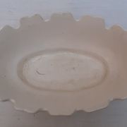 White earthenware glass cooler
