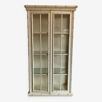 Faux Bamboo display cabinet Jonathan Adler