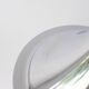 Space age glass and chrome ball suspension
