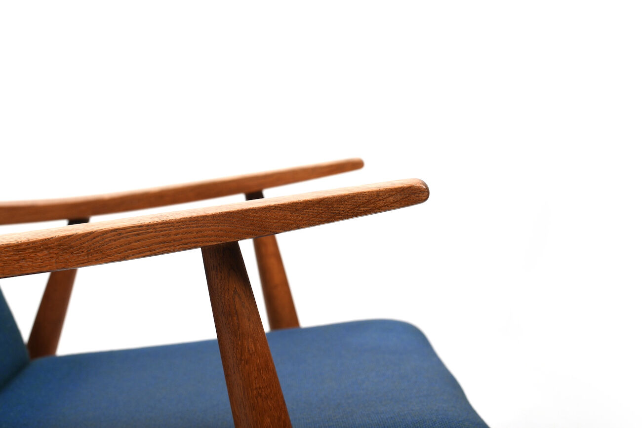 GE-260  Easychair in Oak by Hans J. Wegner 1950s