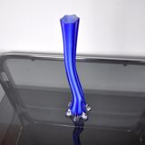 Soliflore bleu en verre de Murano, Italie, 1960