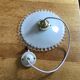Vintage white opaline pendant lamp