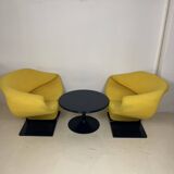 Fauteuils et table basse Ribbo de Pierre Paulin pour Artifort, années 60,