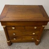Empire walnut dresser period of the nineteenth century