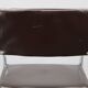 Ensemble de six fauteuils en cuir italien et chrome par Arper.