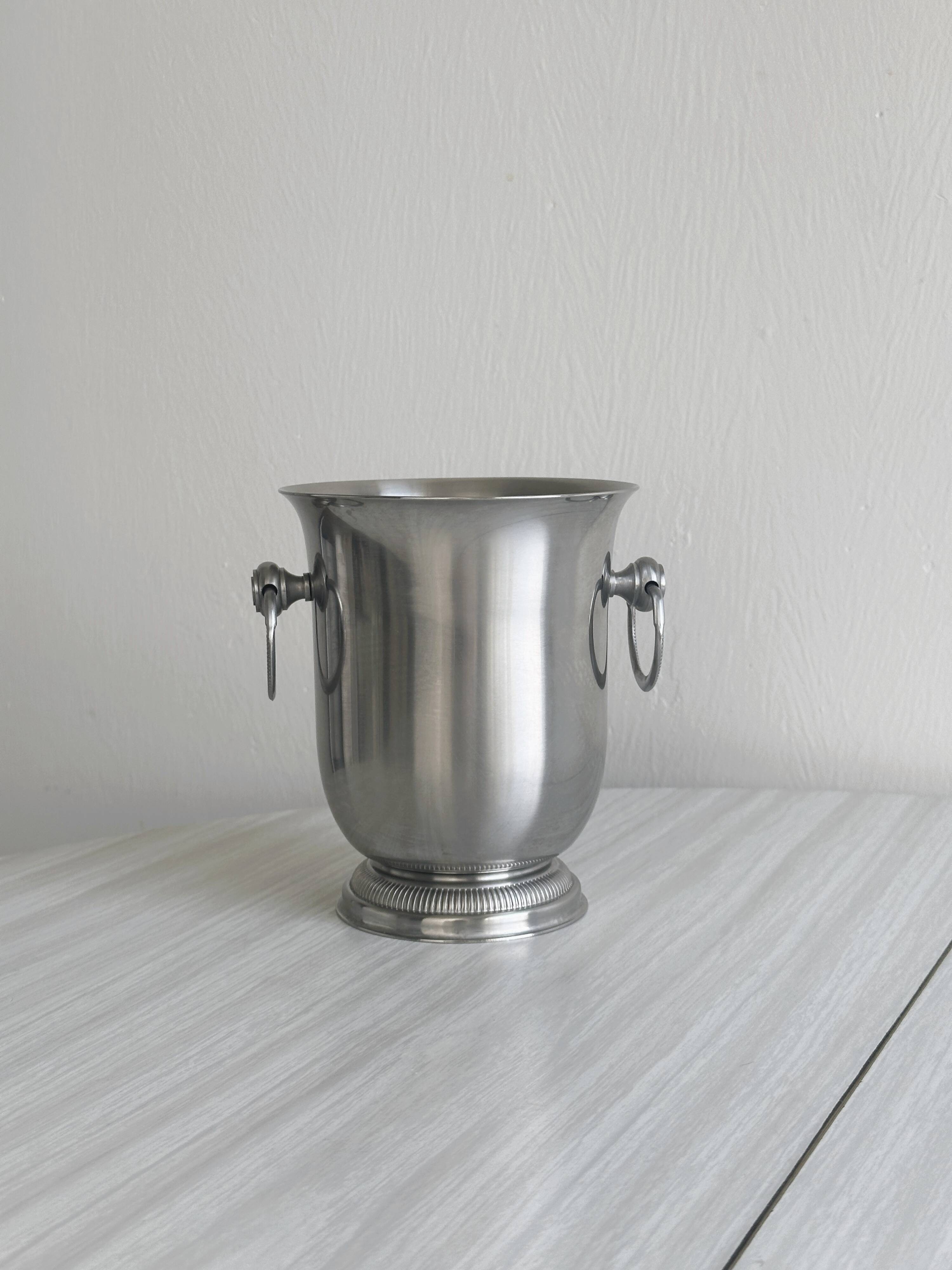 Jean Couzon champagne bucket and ice bucket set