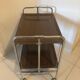 Desserte roulante pliante vintage
