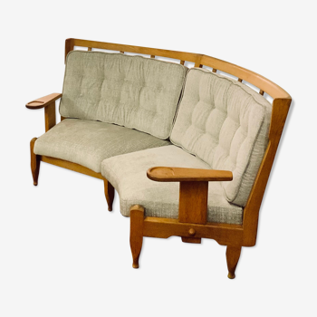 Sofa Guillerme and Chambron solid oak