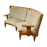 Sofa Guillerme and Chambron solid oak
