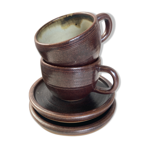 Paire de tasses déjeuners