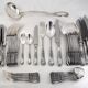 Orbrille Louis XV cutlery set 73 pieces in silver-plated metal, excellent condition.