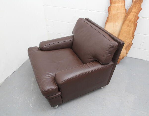 fauteuil En cuir Des Années 1970 Par Arne Norell