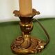 Delightful Vintage French Brass Wee Willie Winkie Table Lamp With Handle 3920